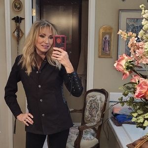 Harley Davidson extra small canvas and leather dress and leather dressy jacket